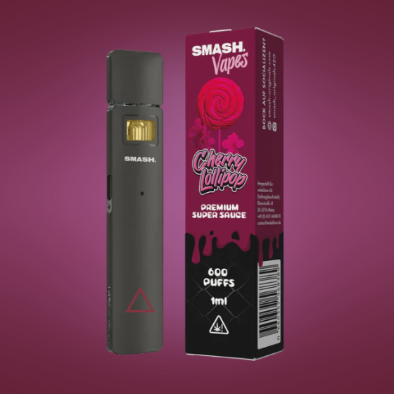 Smash Cherry Lollipop Vape | 10-OH Super Sauce