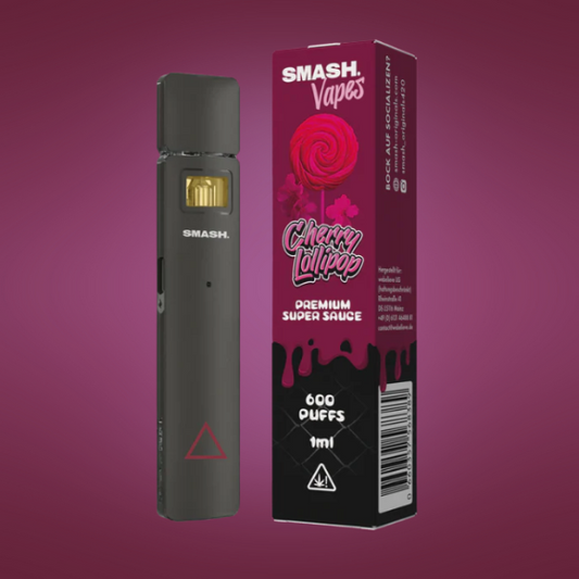 Smash Cherry Lollipop Vape | 10-OH Super Sauce